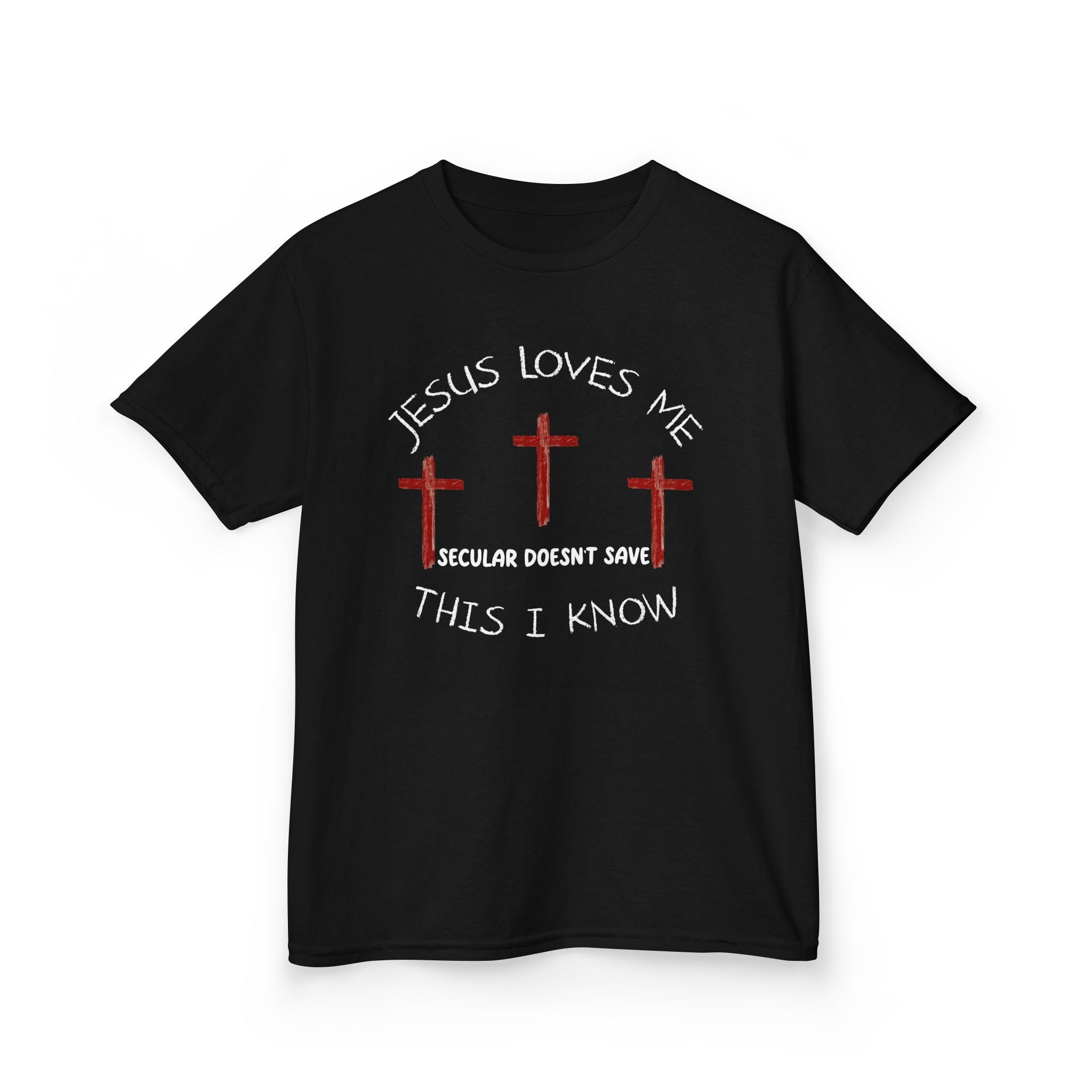 Kids  Tee “Jesus Loves Me” Christian T-Shirt