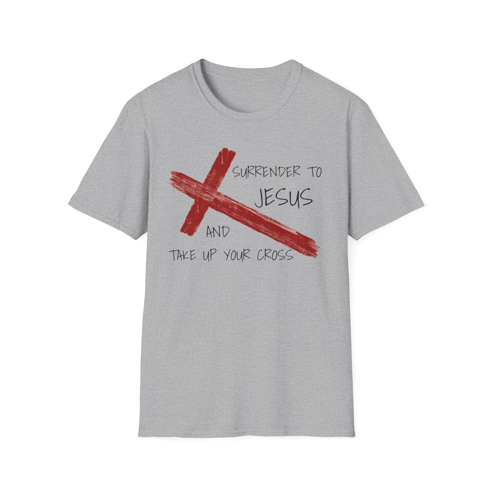 Surrender to Jesus – Take Up Your Cross T-Shirt