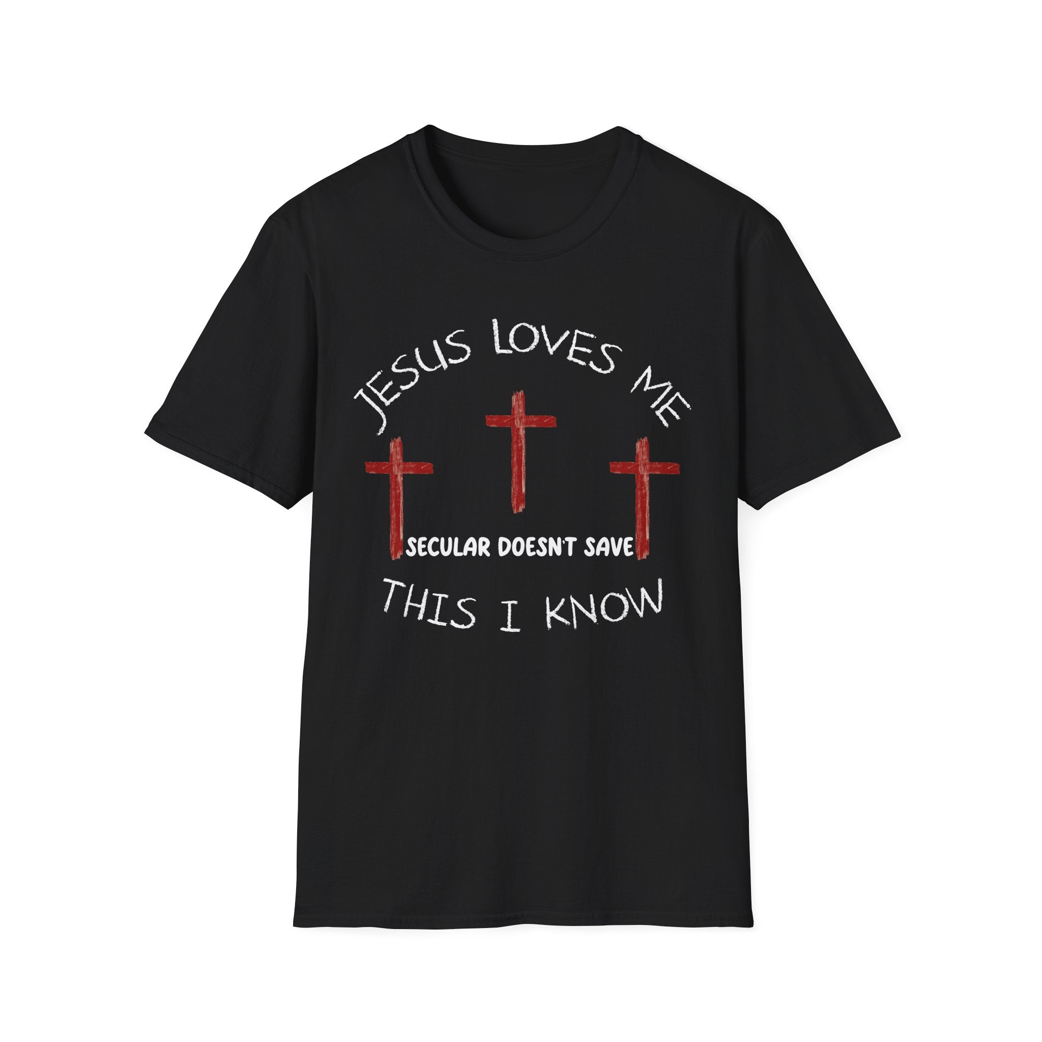 Adult Tee “Jesus Loves Me” Christian T-Shirt