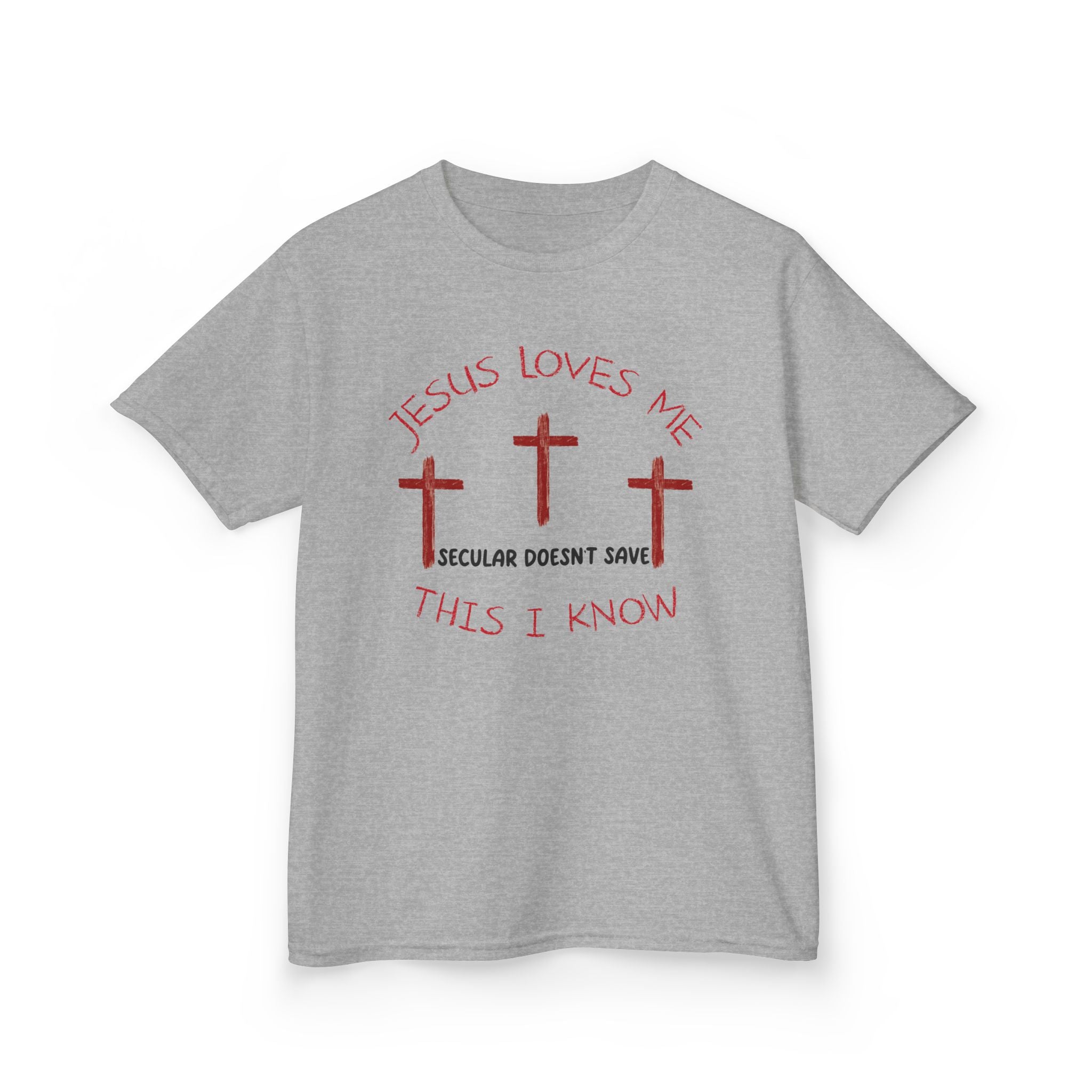 Kids  Tee “Jesus Loves Me” Christian T-Shirt