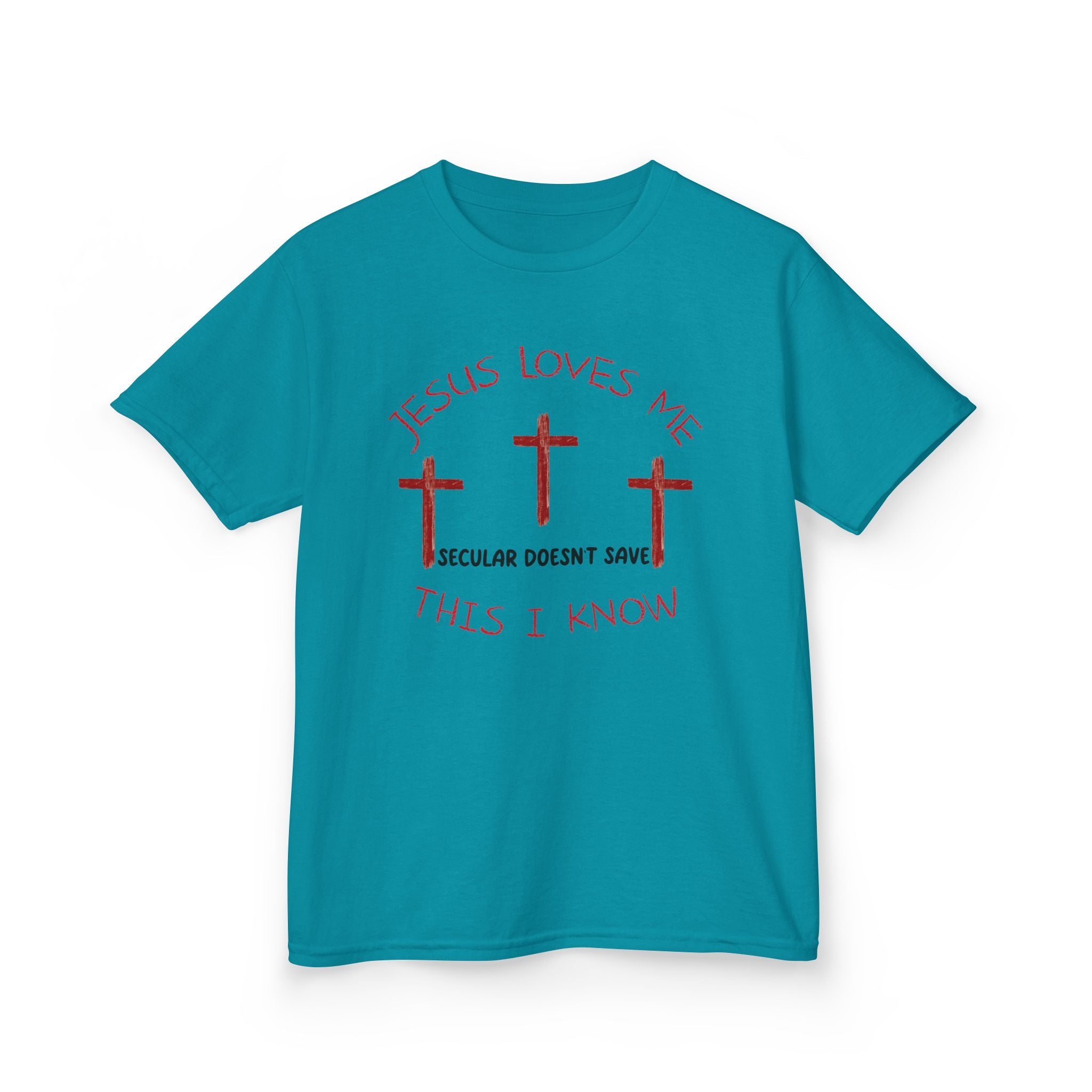 Kids  Tee “Jesus Loves Me” Christian T-Shirt