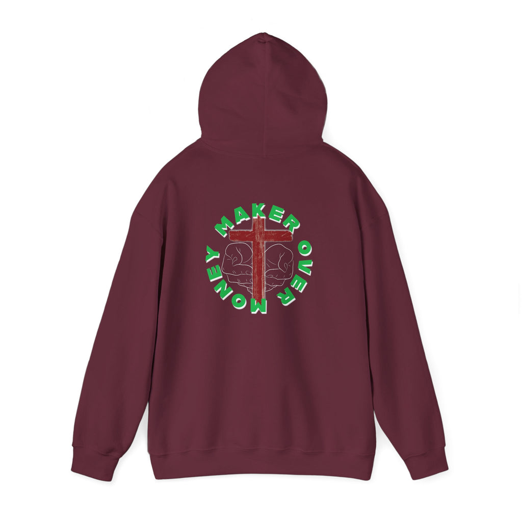 Kingdom First Hoodie – Jesus Is Lord / Maker Over Money