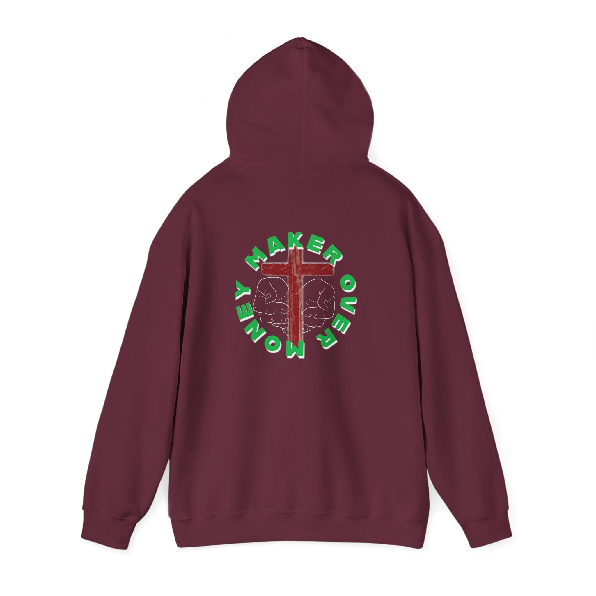 Kingdom First Hoodie – Jesus Is Lord / Maker Over Money