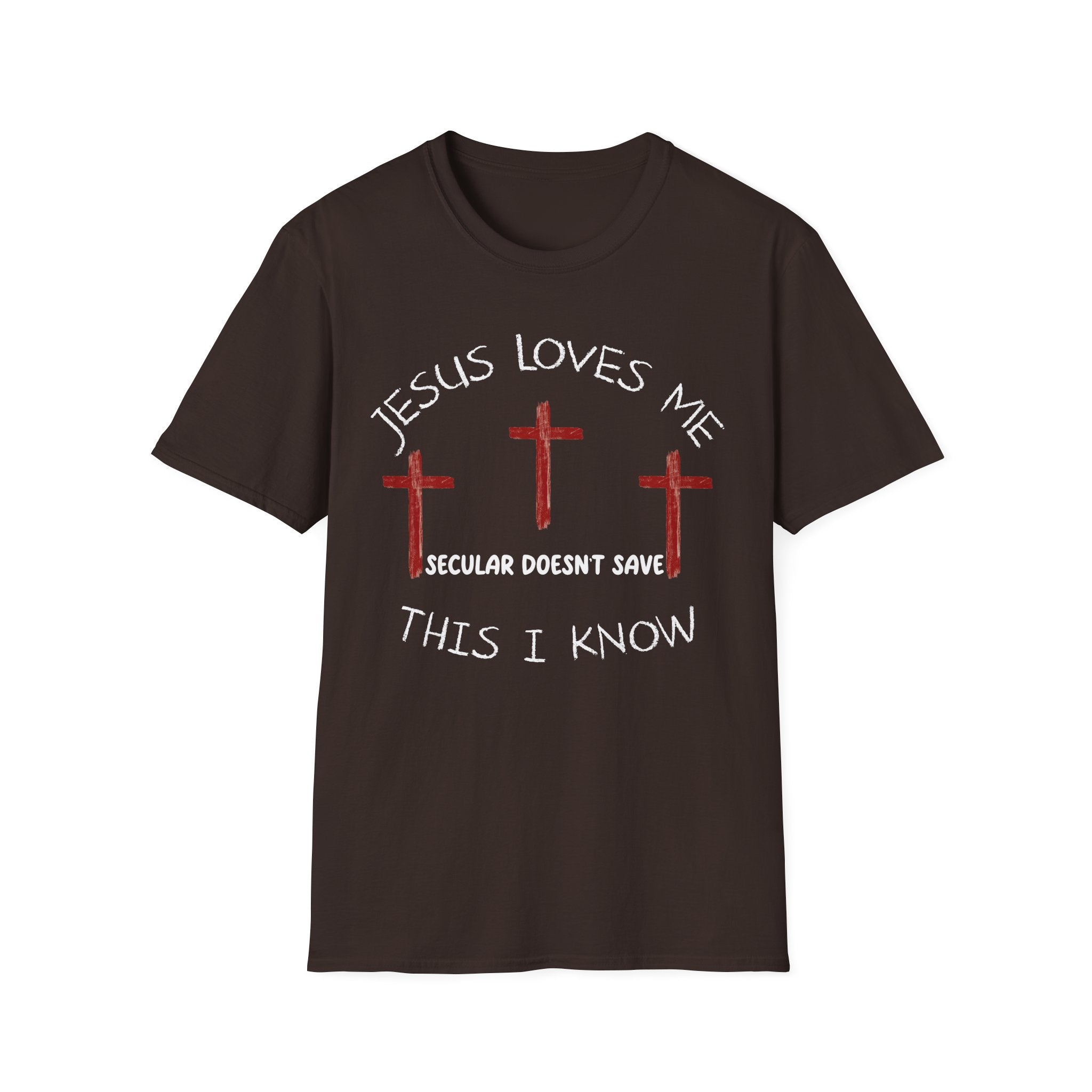 Adult Tee “Jesus Loves Me” Christian T-Shirt