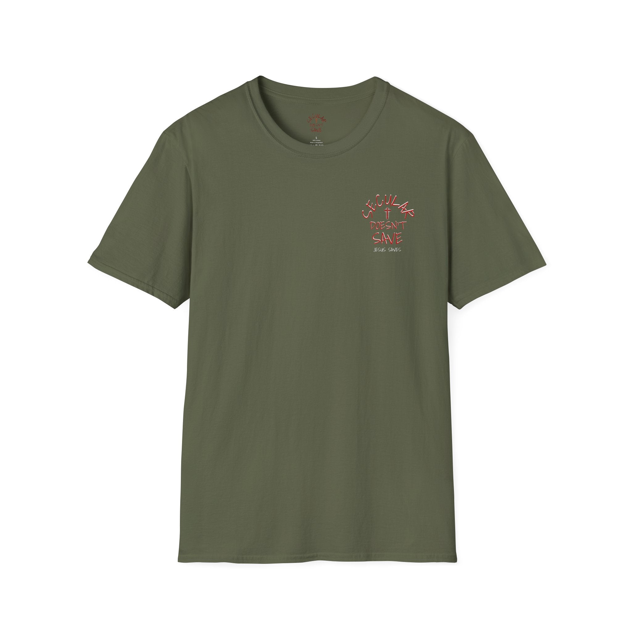 Are you Ready? Secular Doesn't Save / Jesus Is Coming T-Shirt