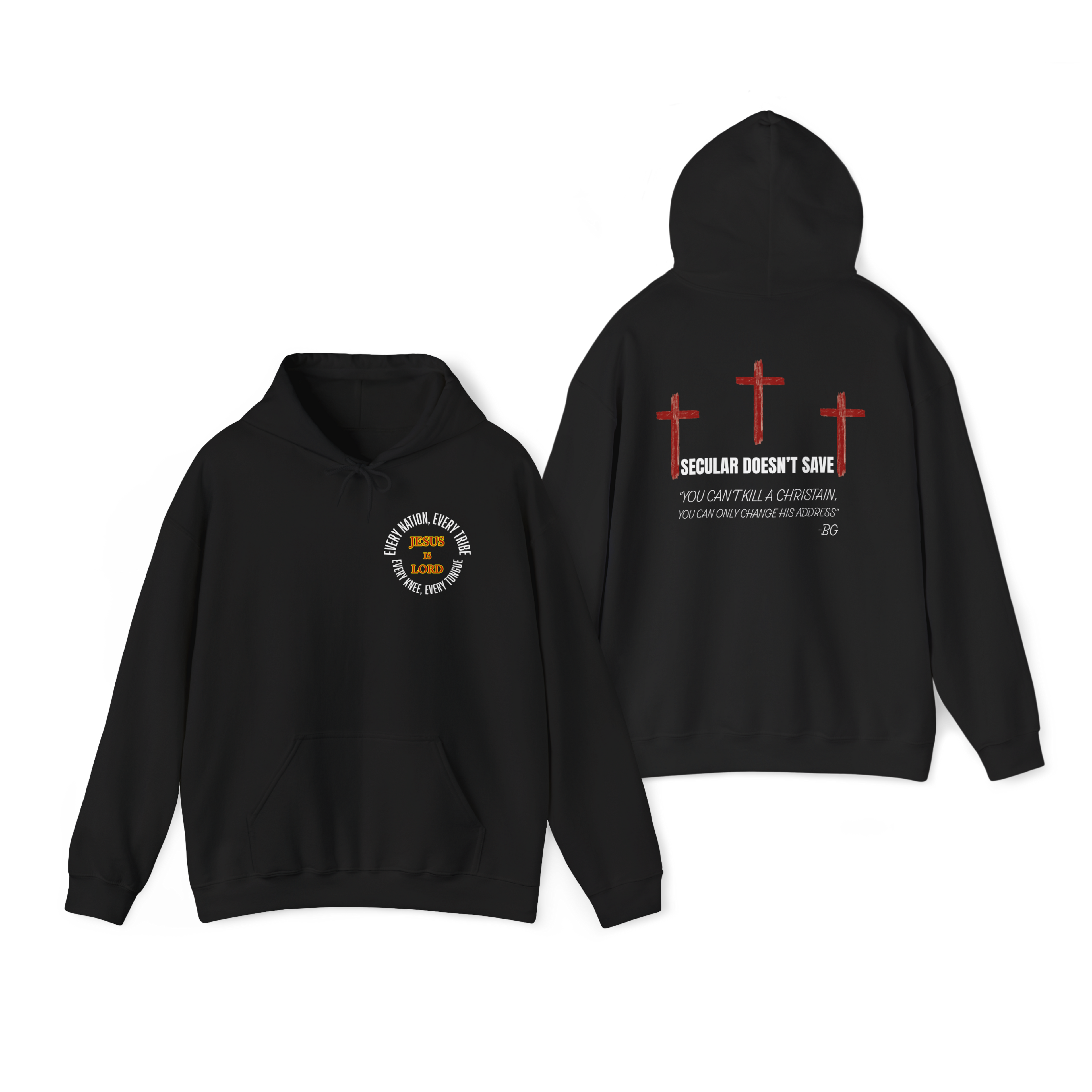 Death Is Not The End – Bold Faith Hoodie
