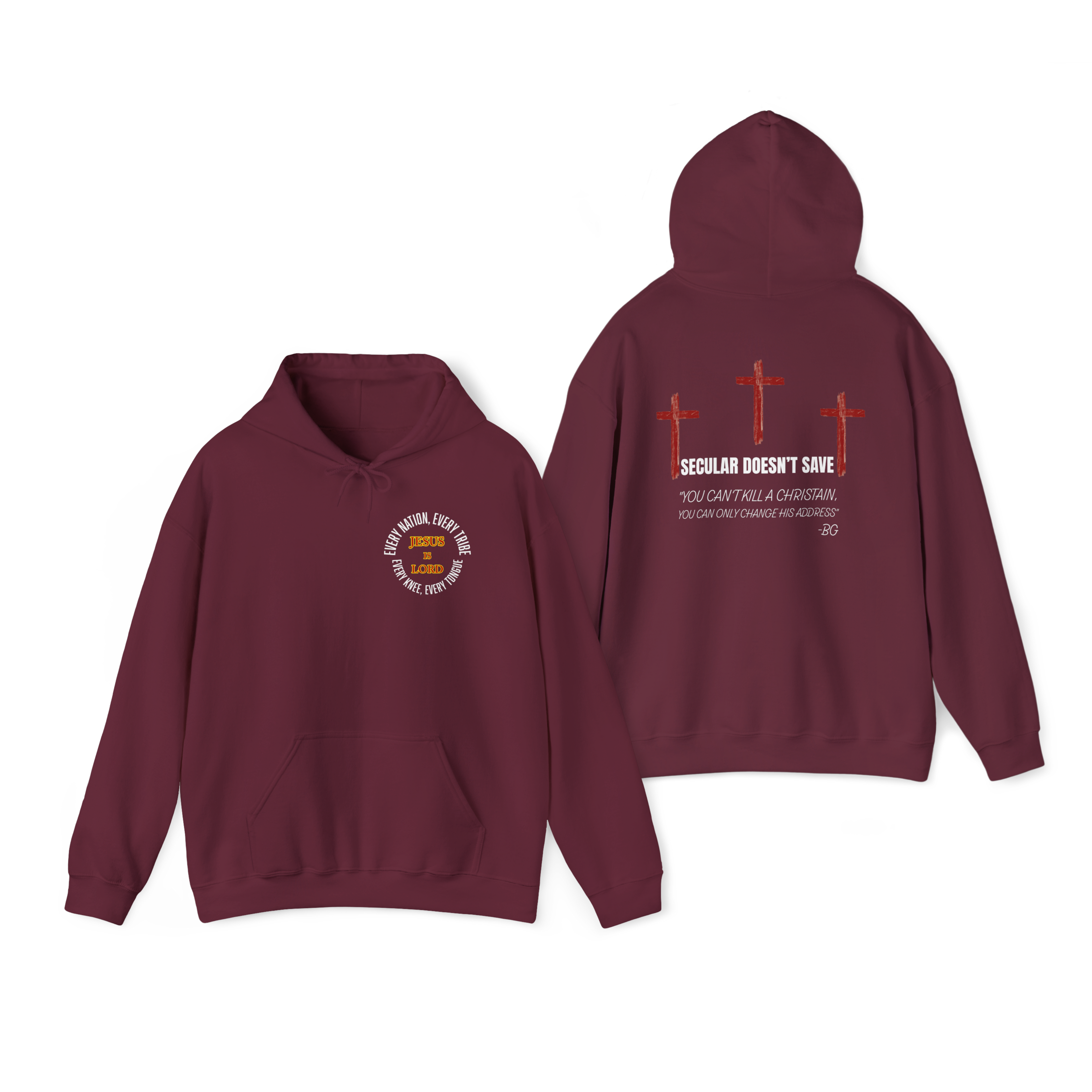 Death Is Not The End – Bold Faith Hoodie