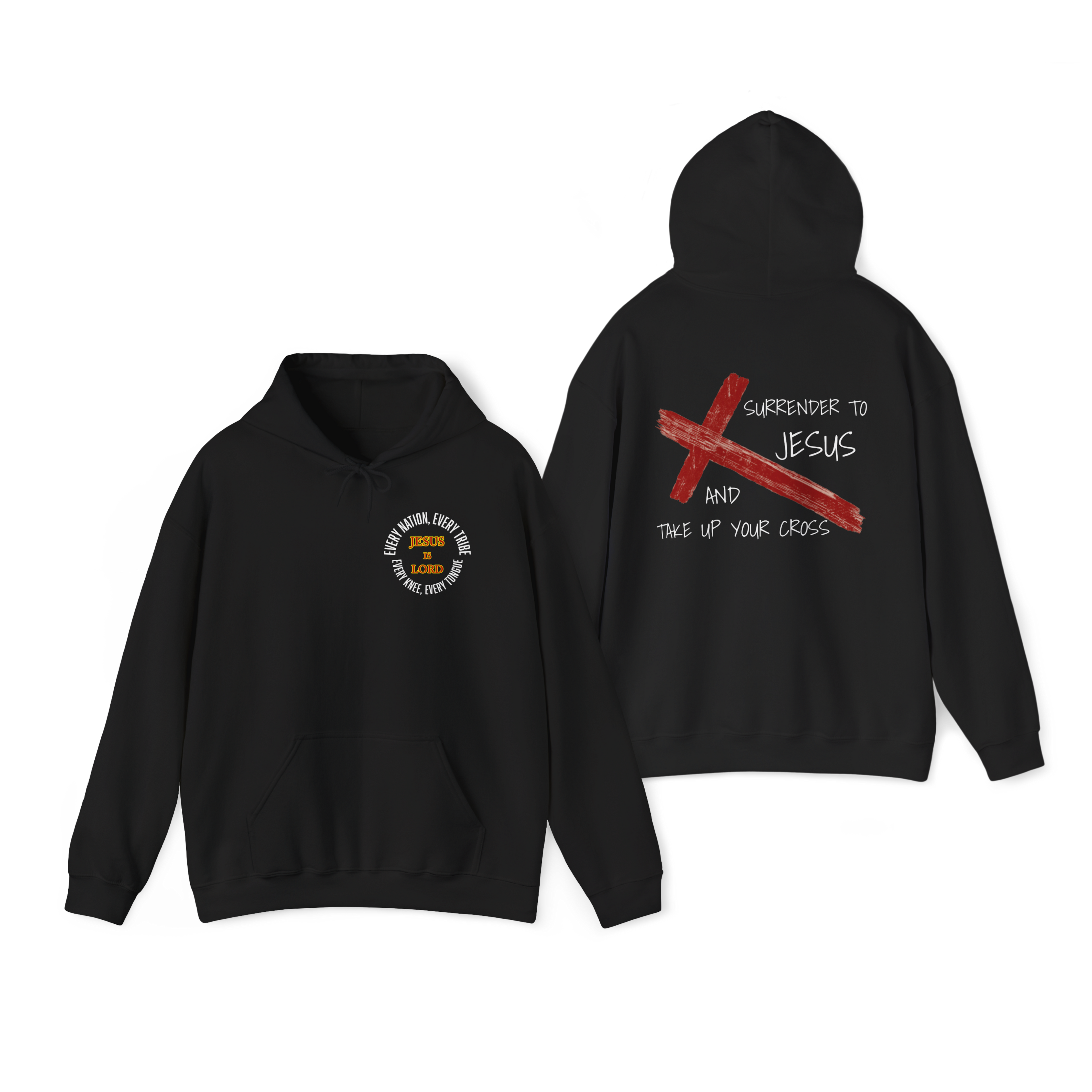 Ready to Take Up Your Cross?– Jesus Is Lord Hoodie