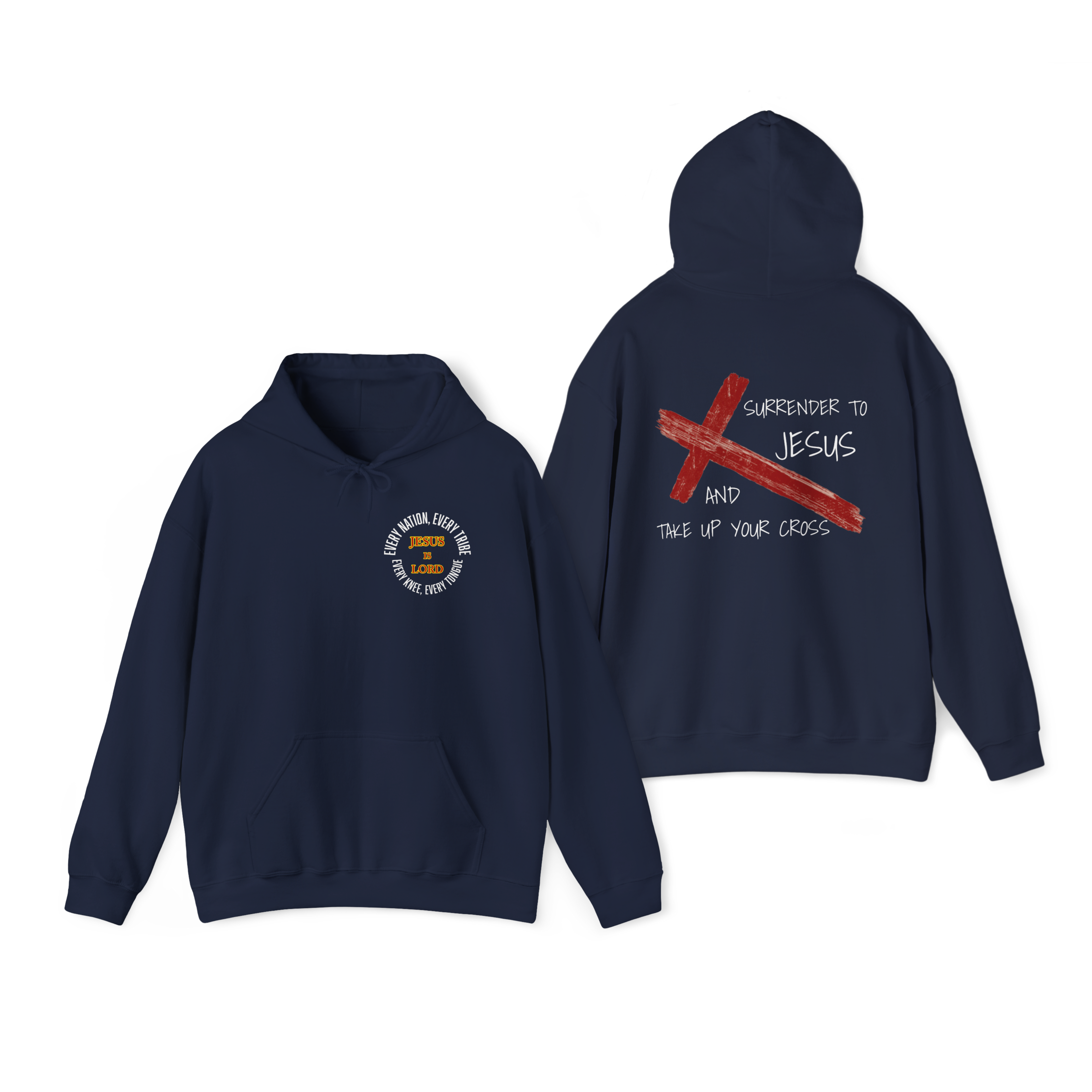 Ready to Take Up Your Cross?– Jesus Is Lord Hoodie