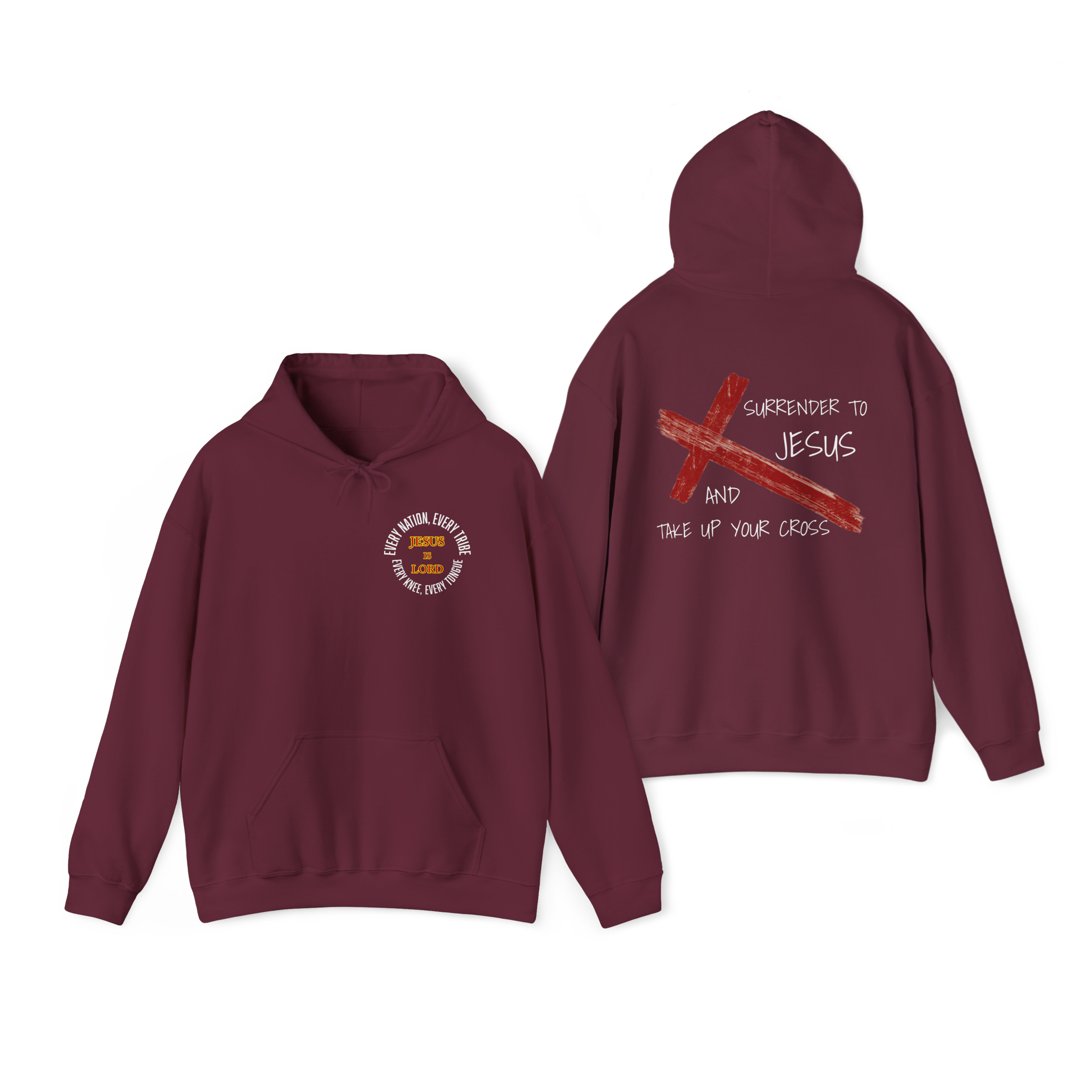 Ready to Take Up Your Cross?– Jesus Is Lord Hoodie