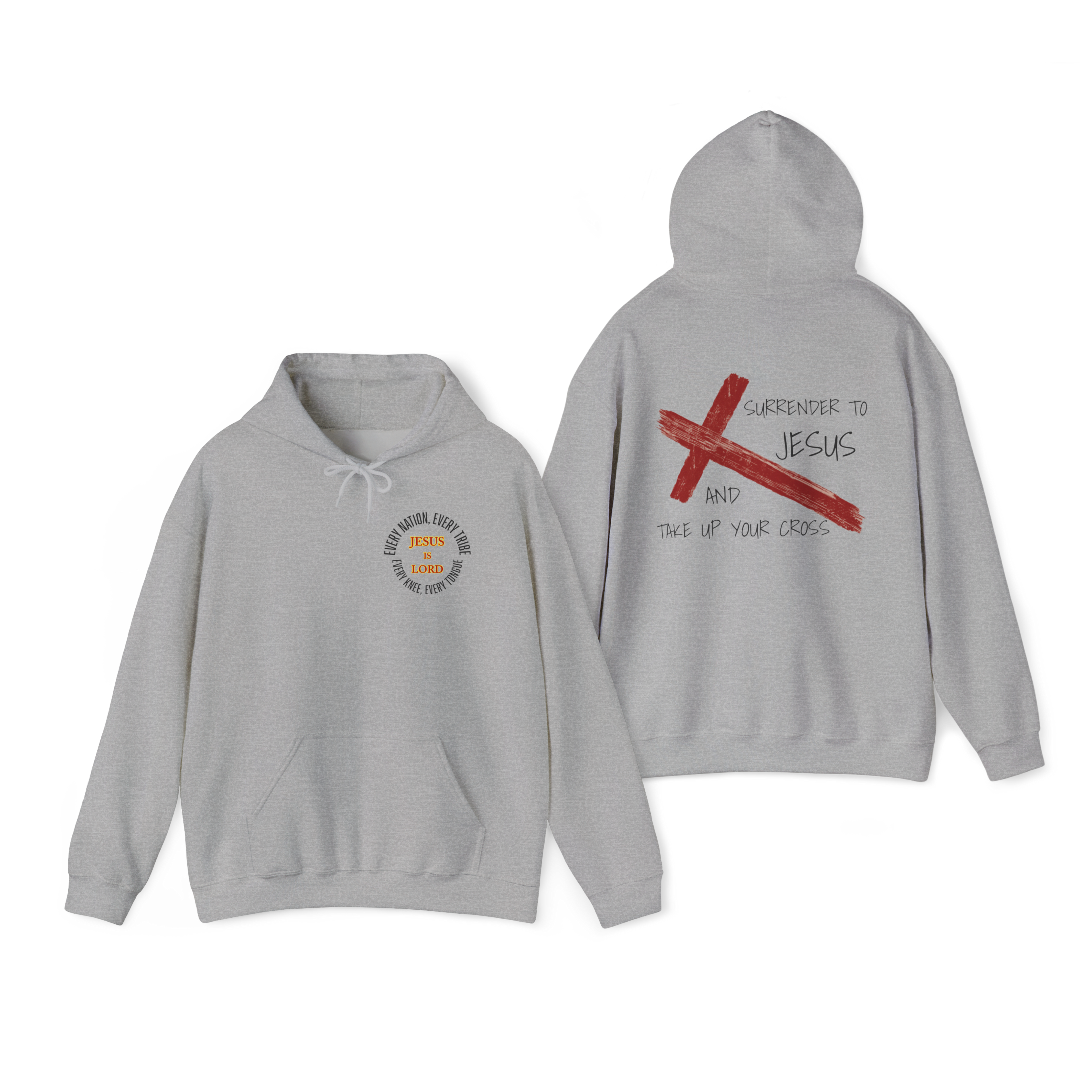 Ready to Take Up Your Cross?– Jesus Is Lord Hoodie