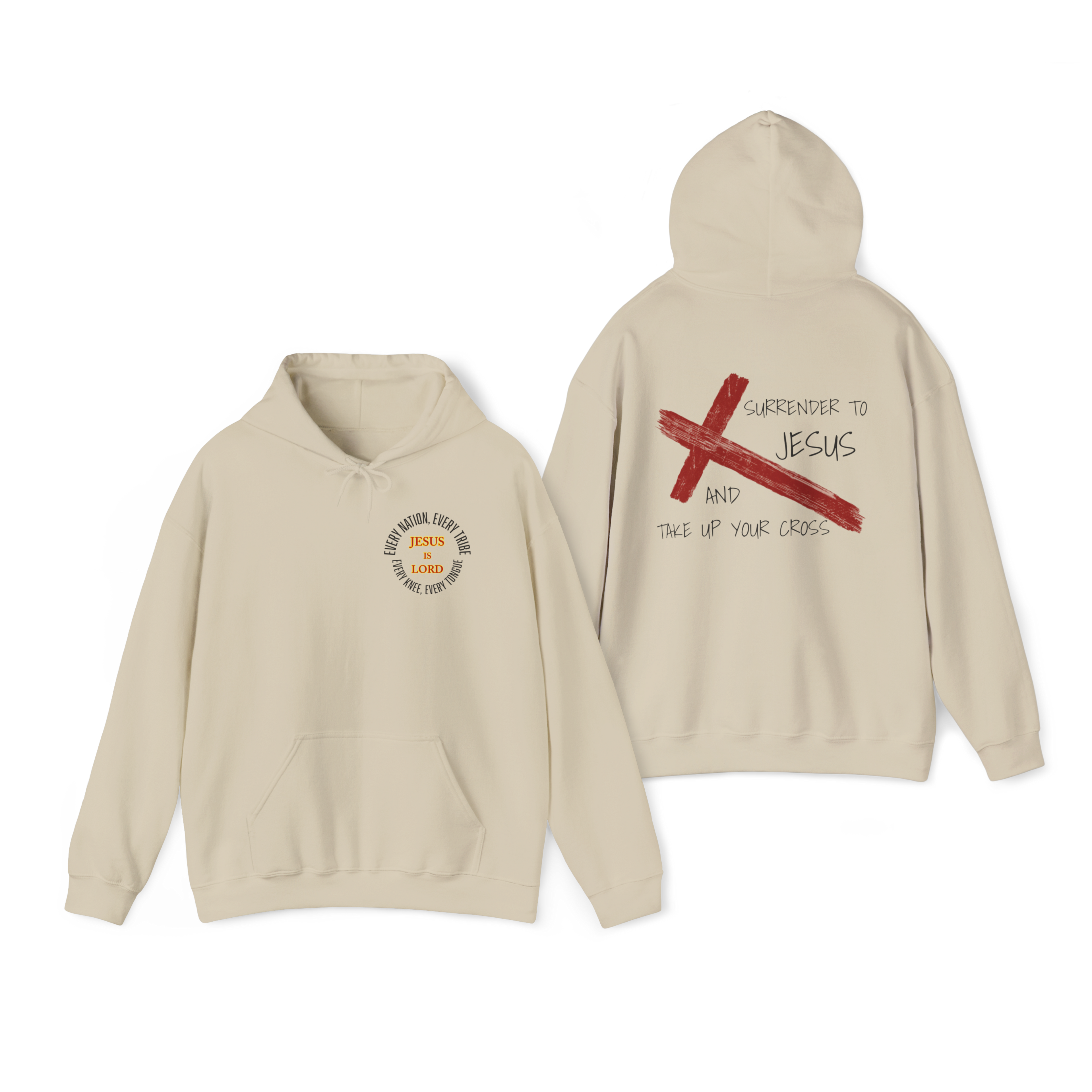 Ready to Take Up Your Cross?– Jesus Is Lord Hoodie