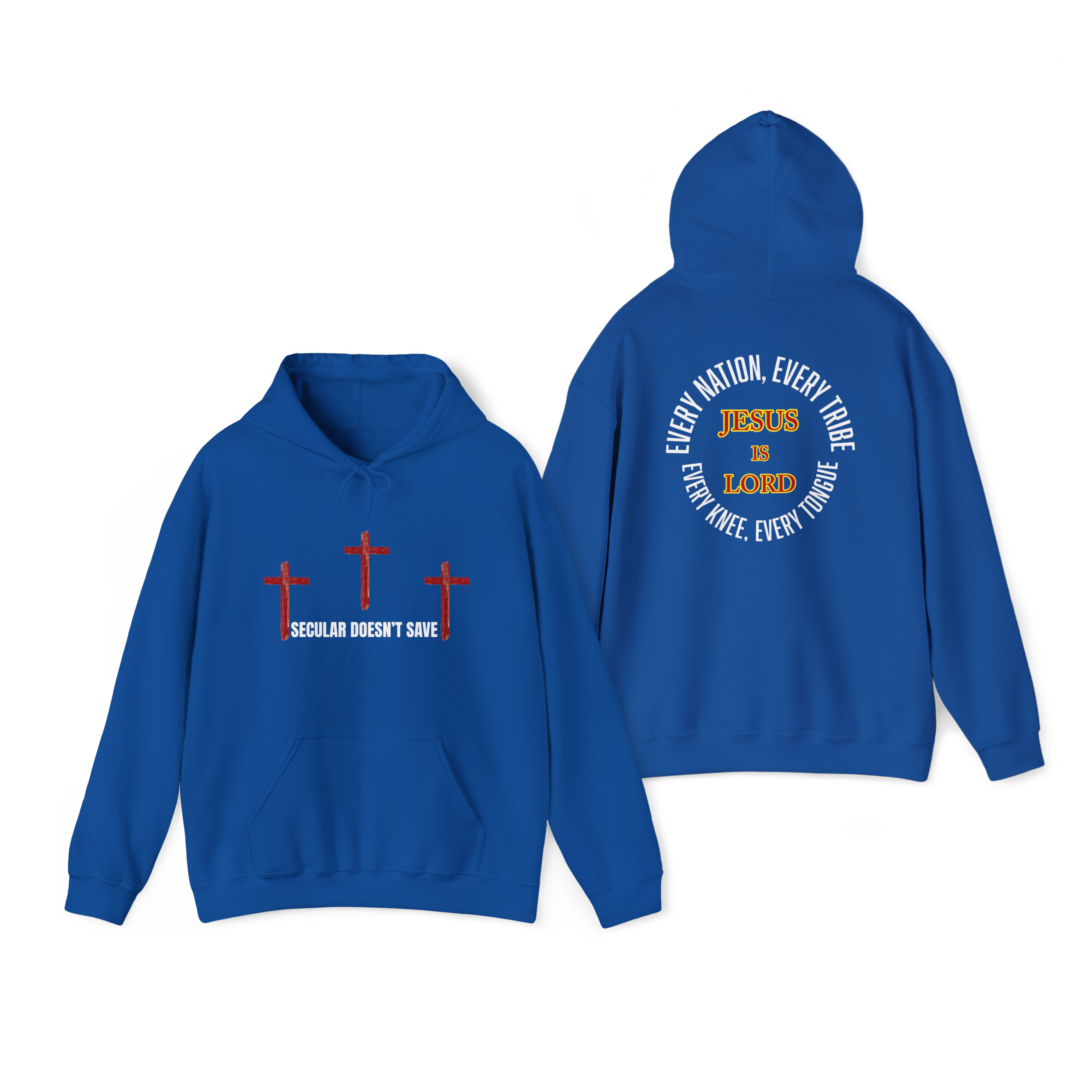 The Cross For Our Salvation, Jesus Is Lord  –  Faith Hoodie