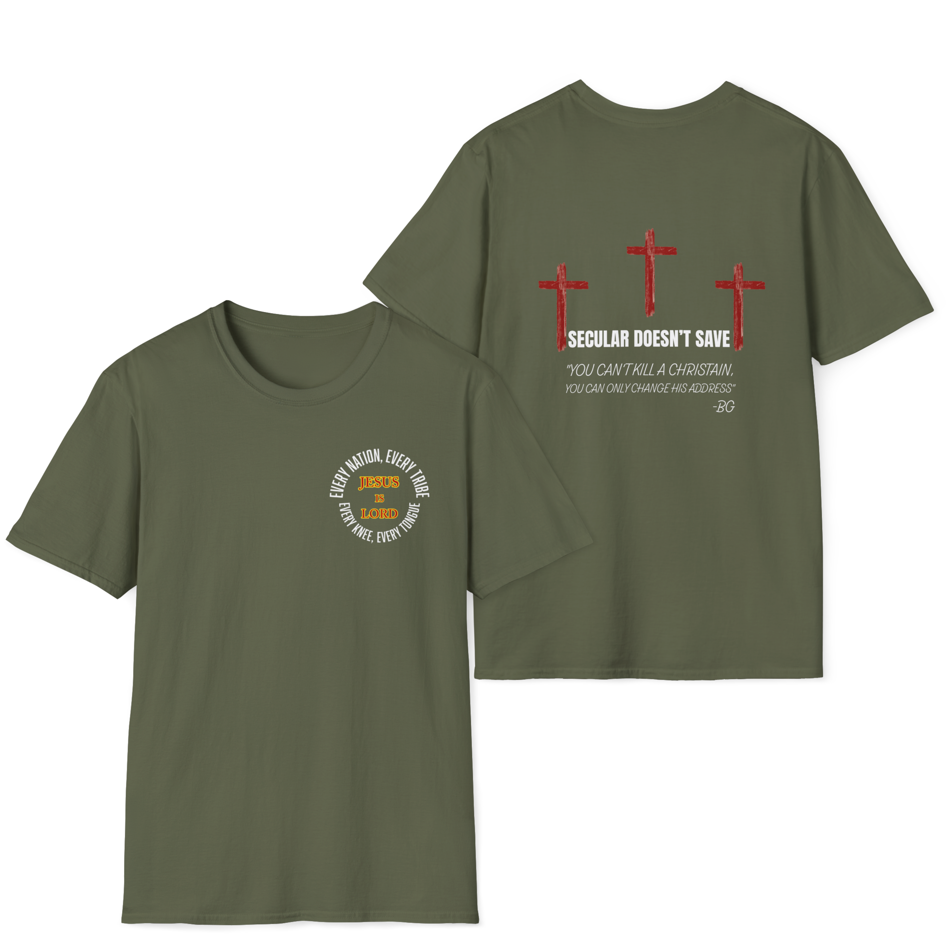 Death, A Change Of Address - You Can't Kill A Christian T-Shirt