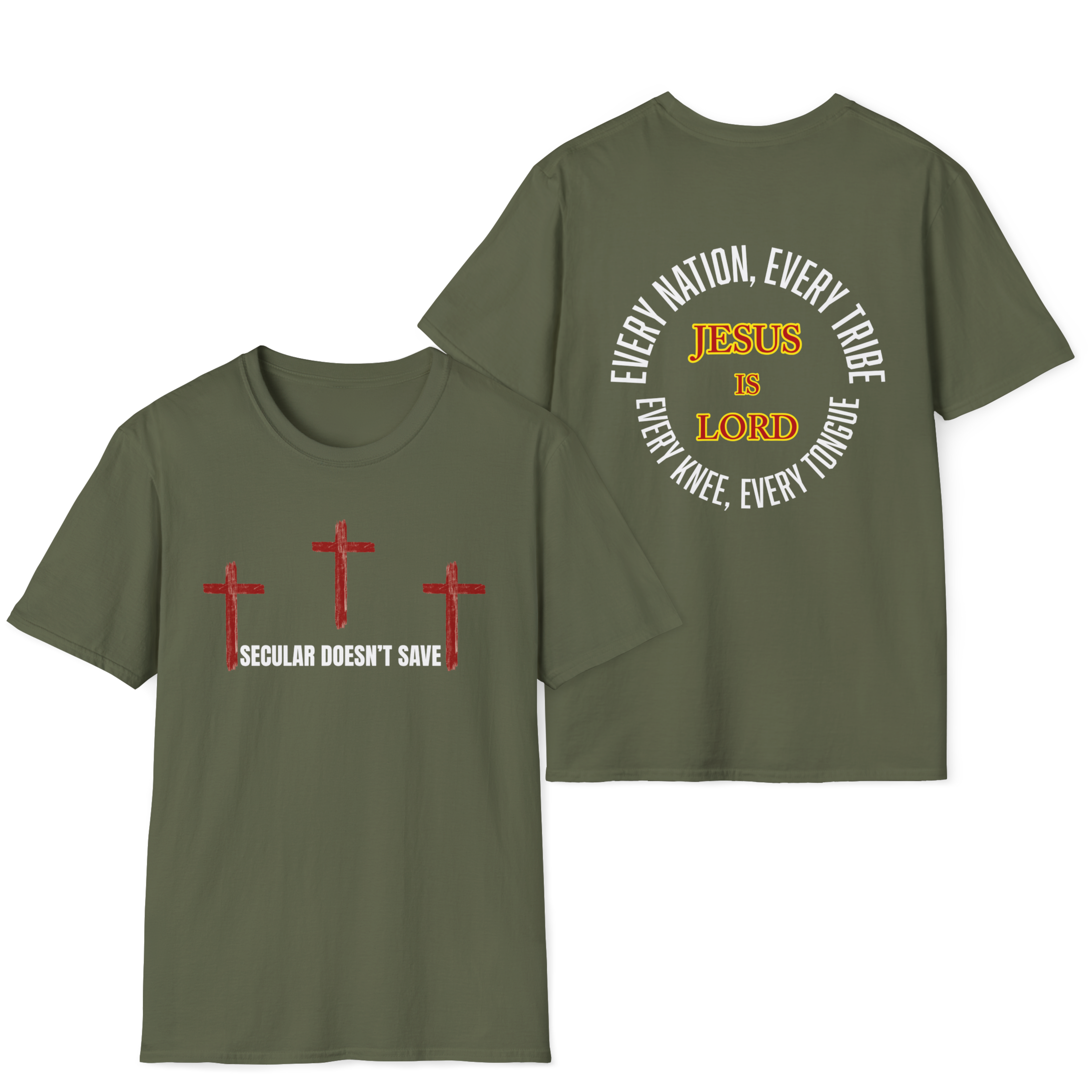 The Cross For Our Salvation, Jesus Is Lord  –  Faith Tee