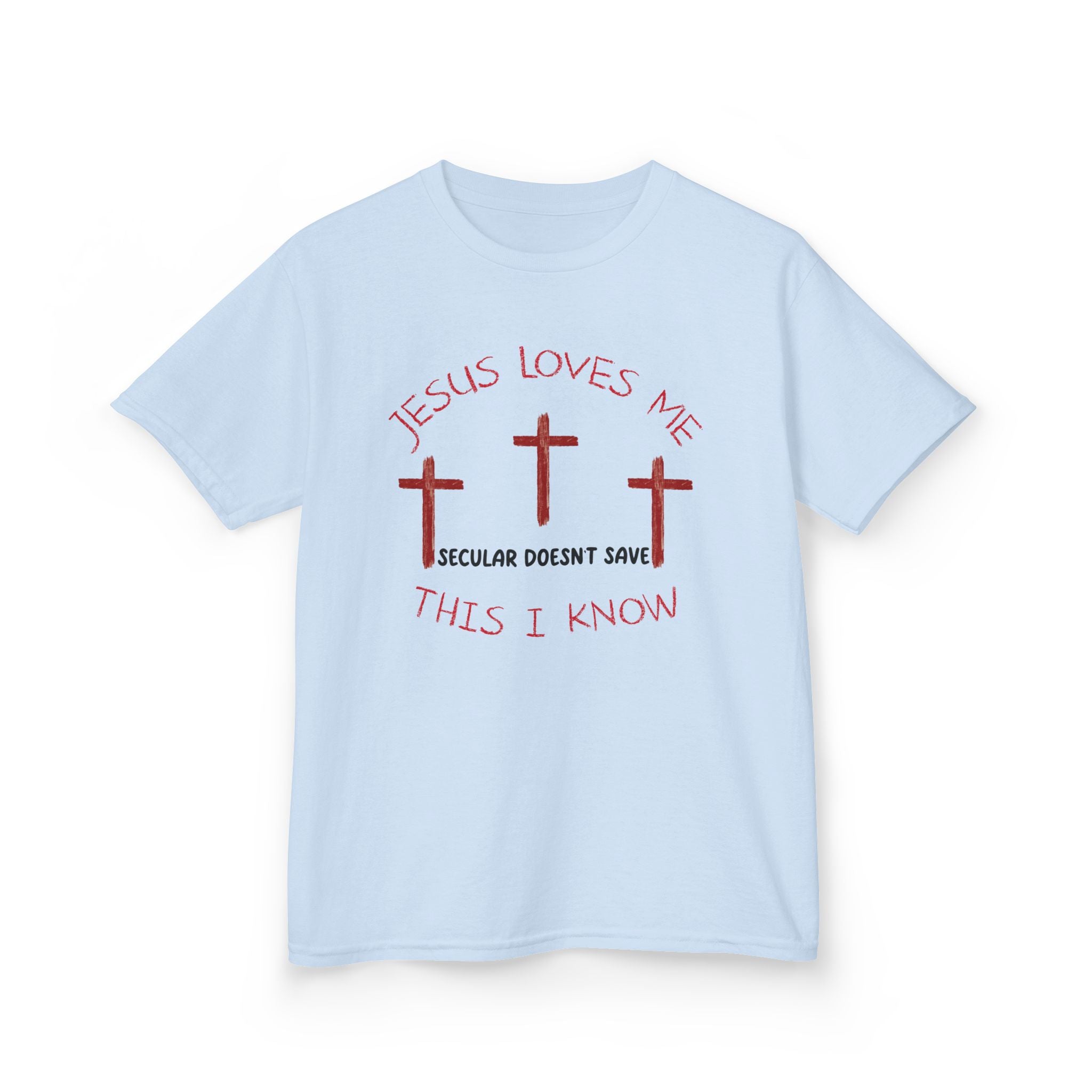 Kids  Tee “Jesus Loves Me” Christian T-Shirt