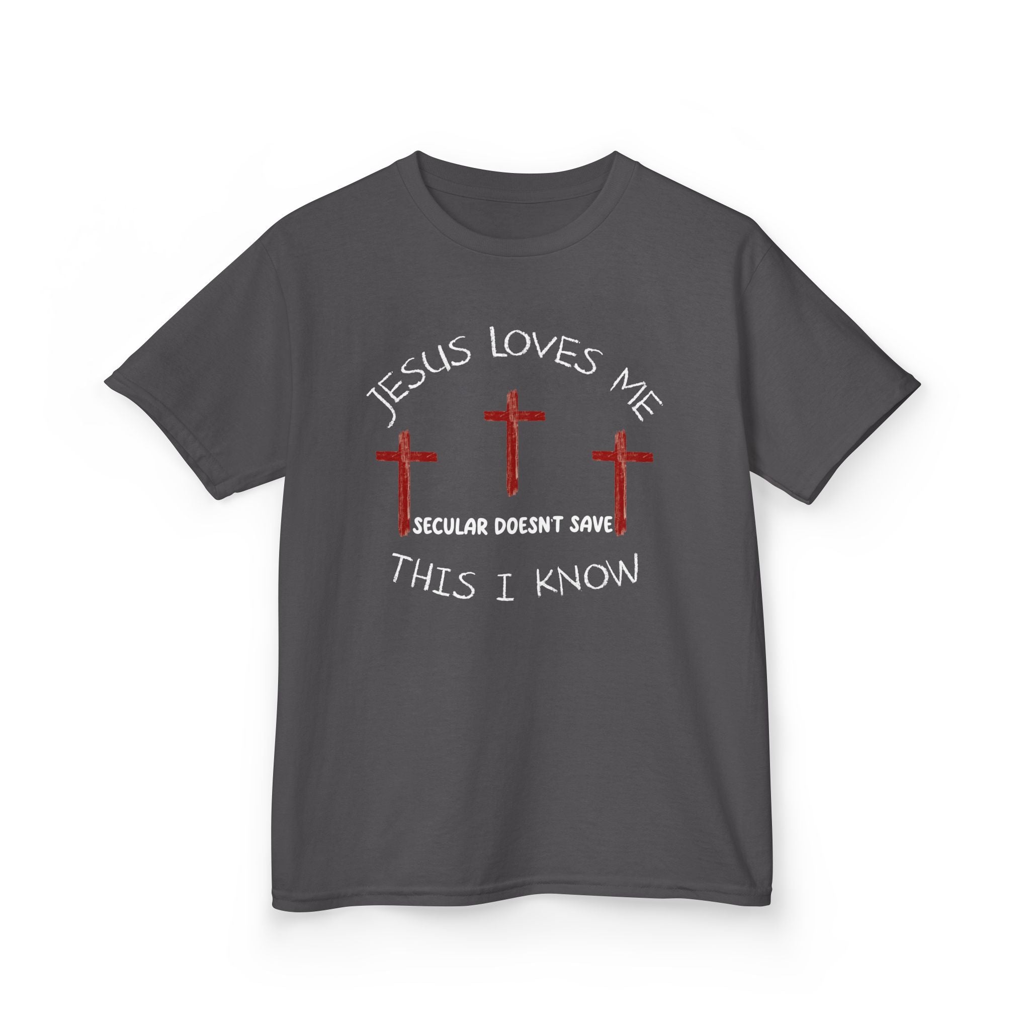 Kids  Tee “Jesus Loves Me” Christian T-Shirt