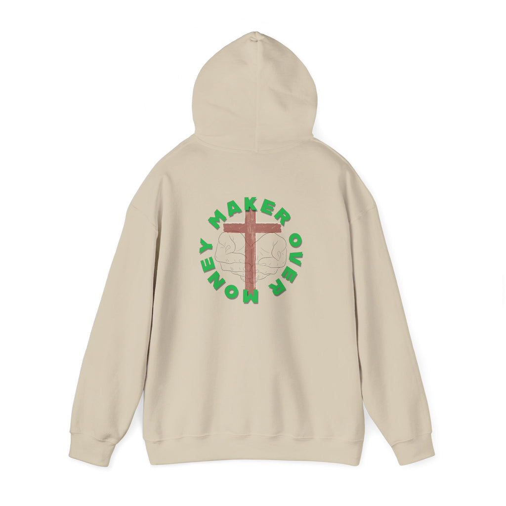 Kingdom First Hoodie – Jesus Is Lord / Maker Over Money