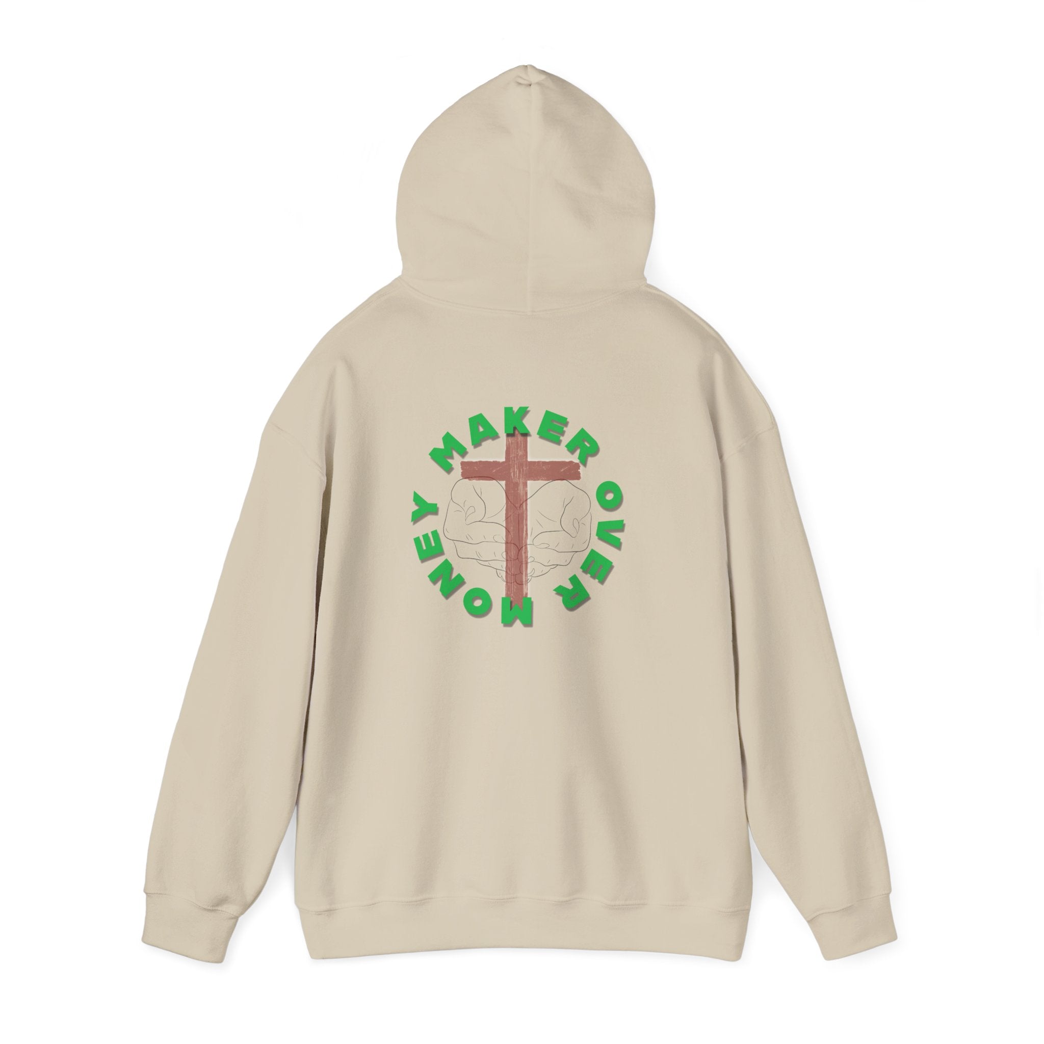 Kingdom First Hoodie – Jesus Is Lord / Maker Over Money