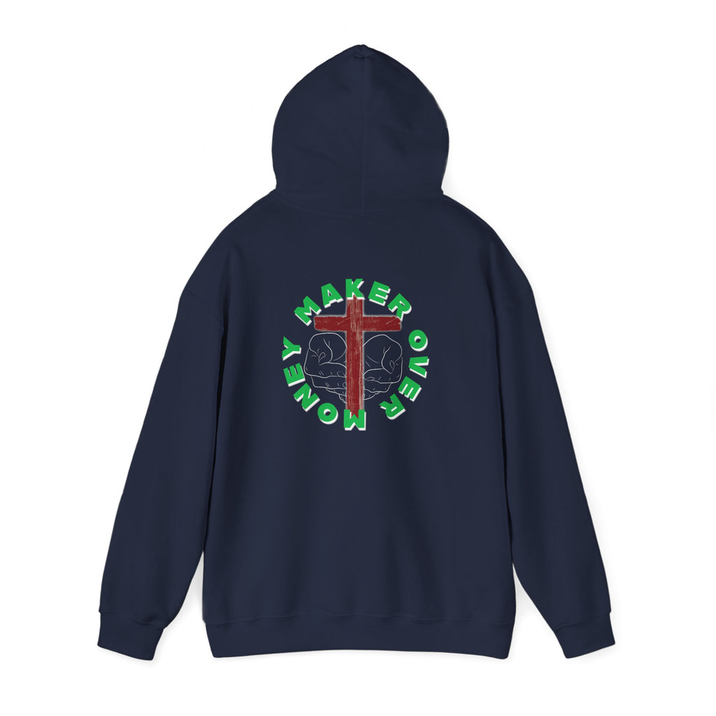 Kingdom First Hoodie – Jesus Is Lord / Maker Over Money