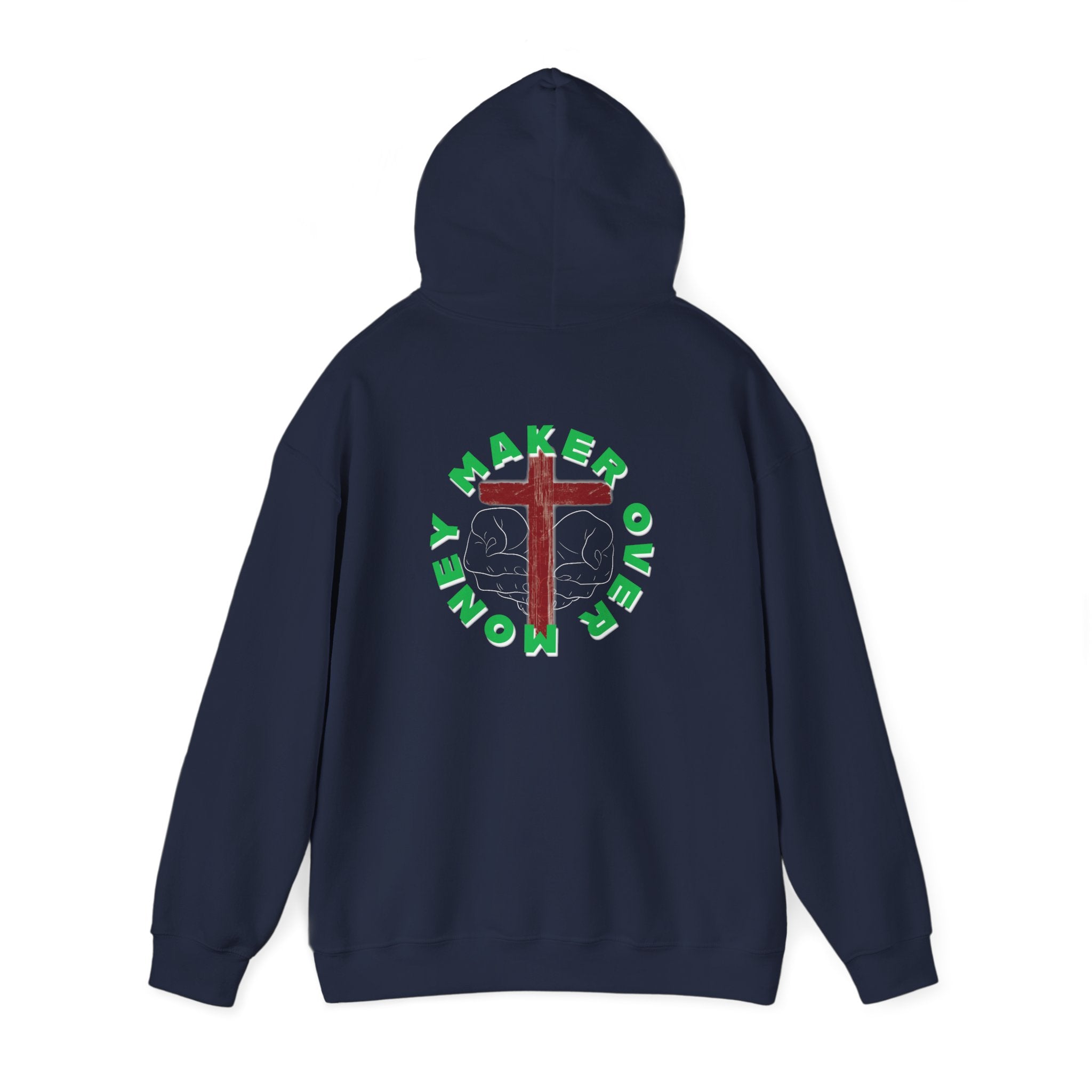 Kingdom First Hoodie – Jesus Is Lord / Maker Over Money