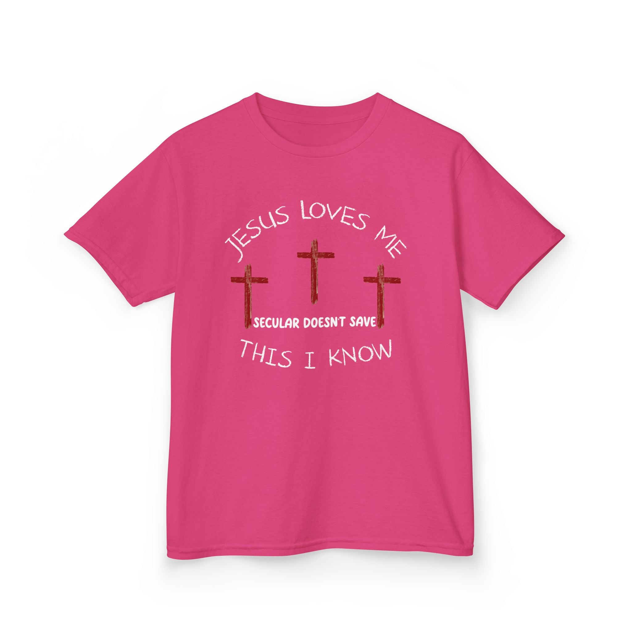 Kids  Tee “Jesus Loves Me” Christian T-Shirt
