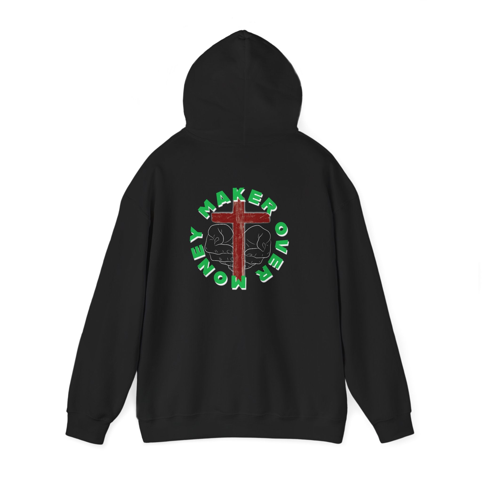 Kingdom First Hoodie – Jesus Is Lord / Maker Over Money