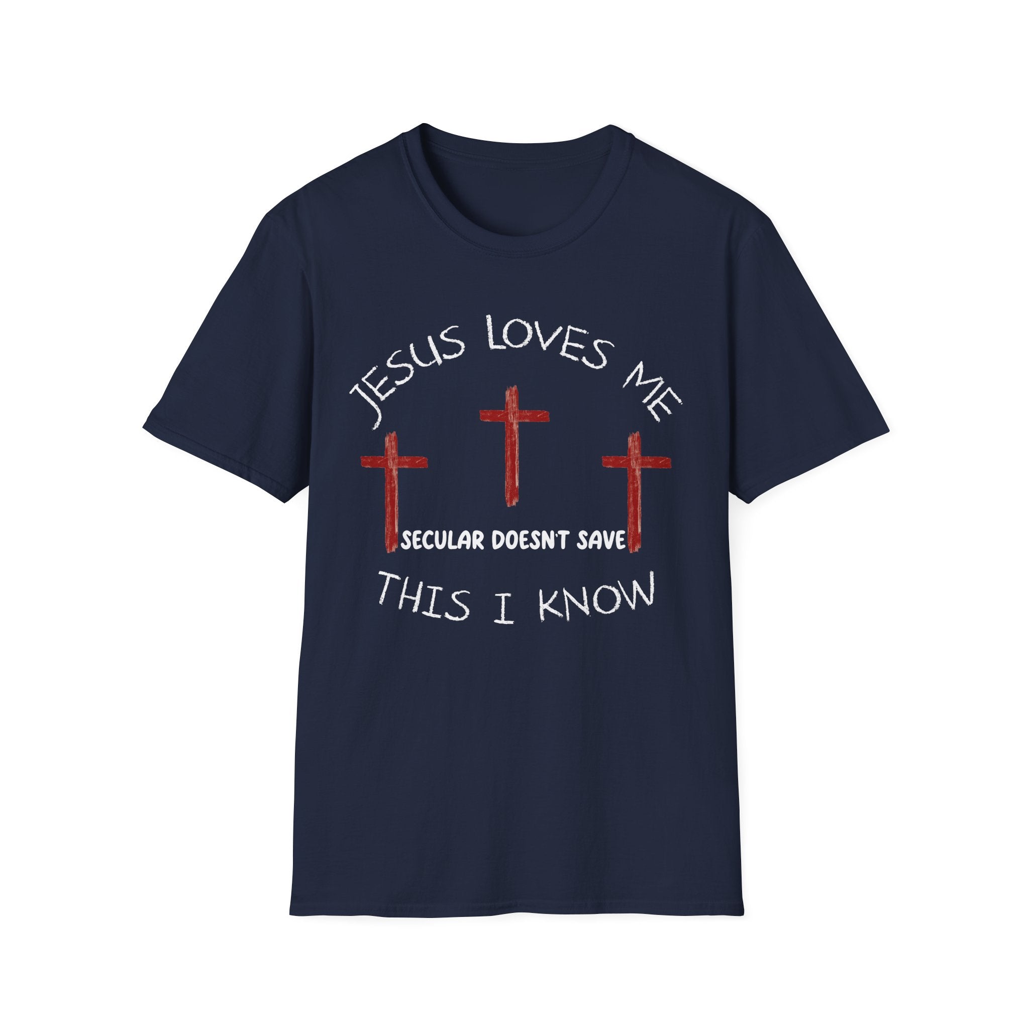 Adult Tee “Jesus Loves Me” Christian T-Shirt